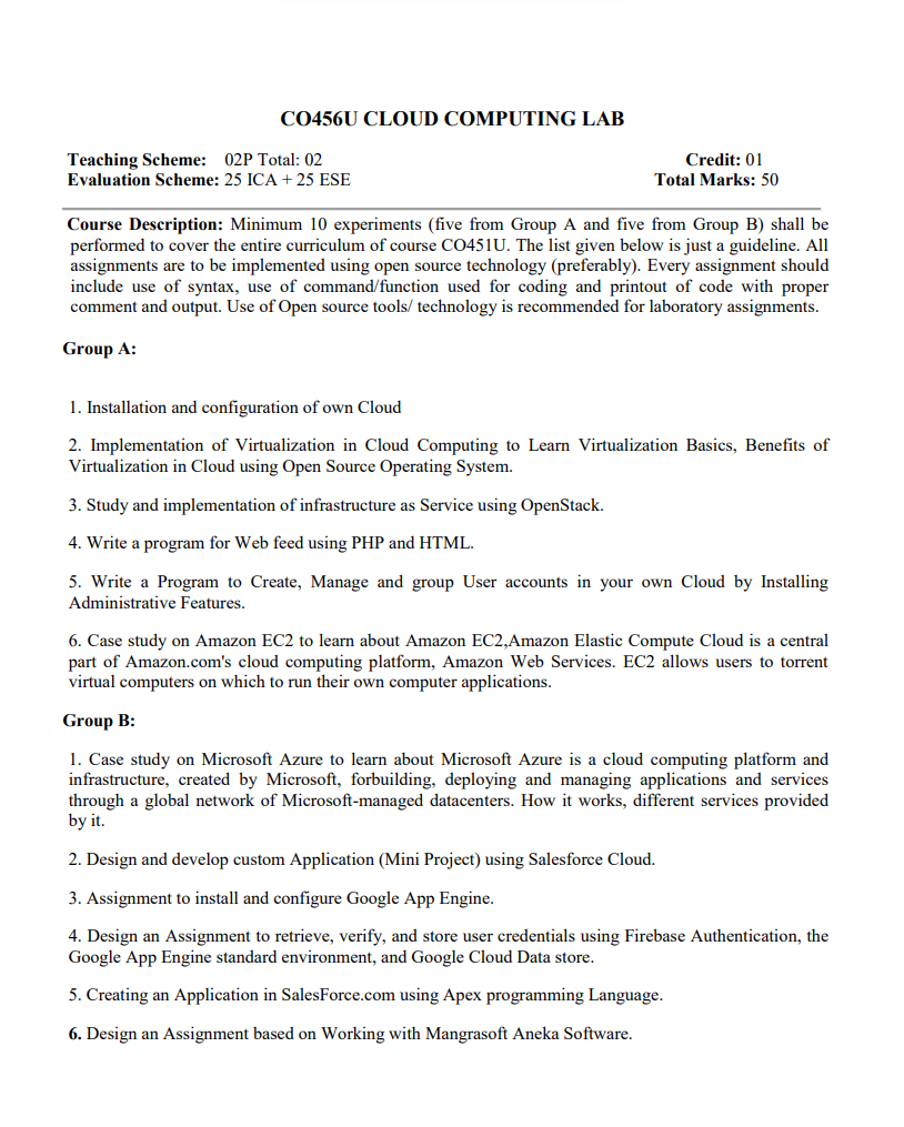 syllabus